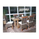 MCW 6er-Set Esszimmerstuhl Sinio Rattan mit Sitzkissen Bild 1