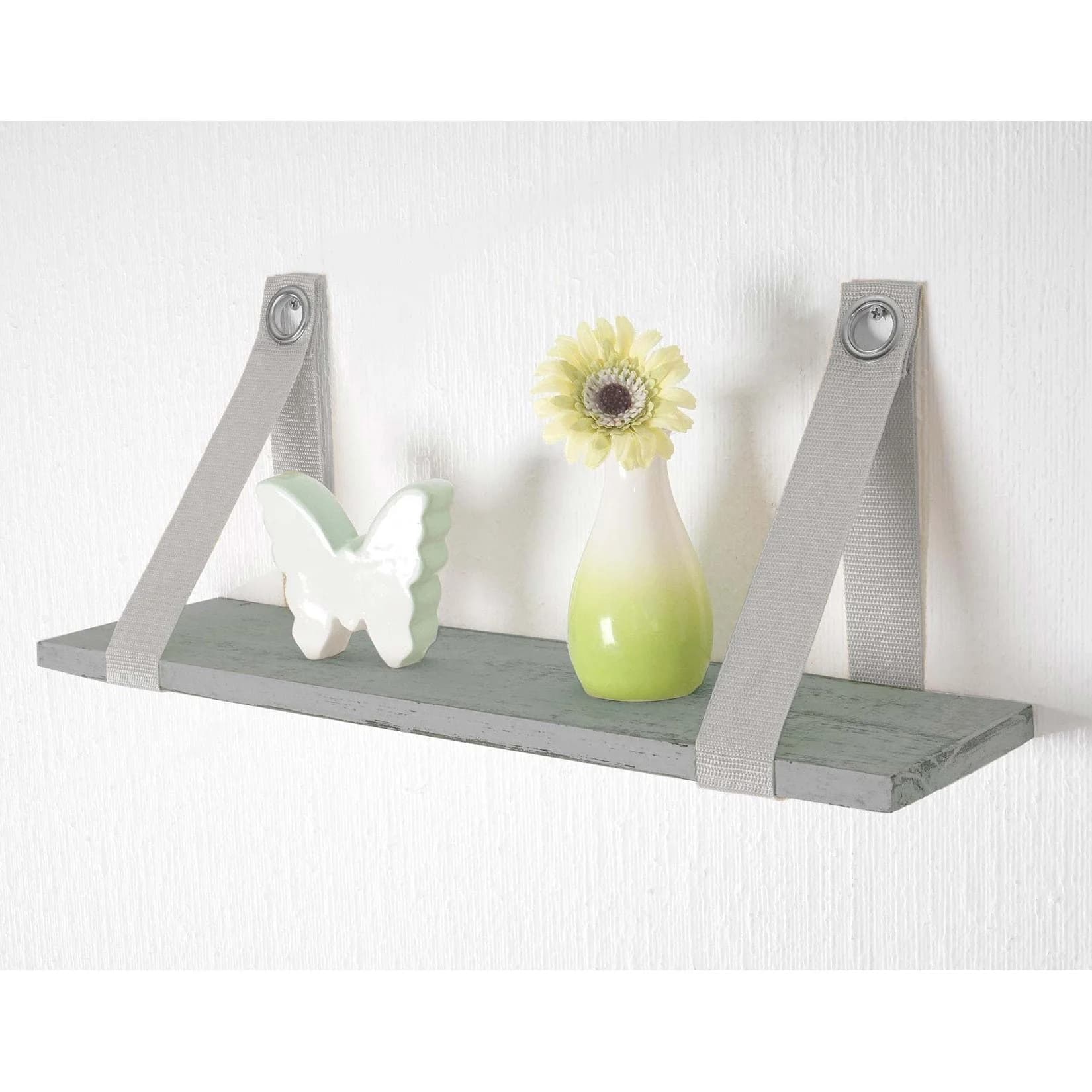 MCW Wandregal Vire Hängeregal Vintage Grau Shabby-Look