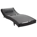 MCW Sonnenliege Phoenix Poly-Rattan Braun-Grau Höhenverstellbar Bild 2