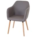 MCW Esszimmerstuhl Vaasa T381 Retro 50er Jahre Kunstleder Grau Bild 1