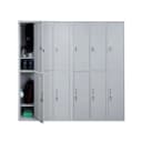 MCW Schließfach Preston T829 Metall 12 Fächer Grau Bild 1