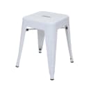 MCW Hocker MCW-A73 Metallhocker Weiß Industriedesign Stapelbar Bild 1