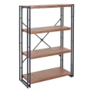 MCW Bücherregal Standregal 4 Ebenen Wildeiche-Optik 3D-Struktur Bild 2
