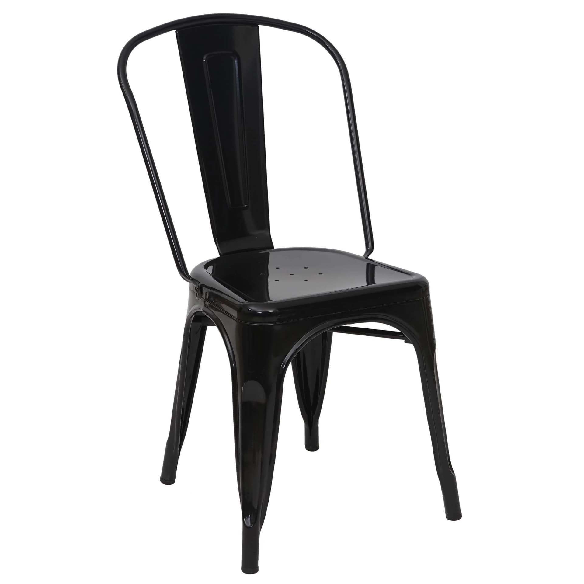 MCW Stuhl MCW-A73 Bistrostuhl Stapelbar Metall Schwarz - Bild 2