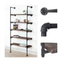 MCW Standregal MCW-C45 Braun Holz Metall Industriedesign Bild 1