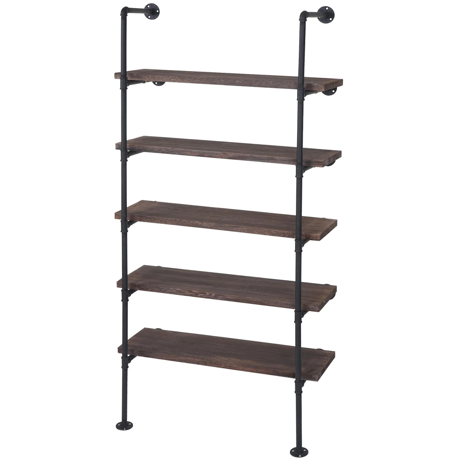MCW Standregal MCW-C45 Braun Holz Metall Industriedesign - Bild 2