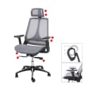 Bürostuhl MCW-A59 Grau mit Sliding-Funktion und ergonomischem Design Bild 1