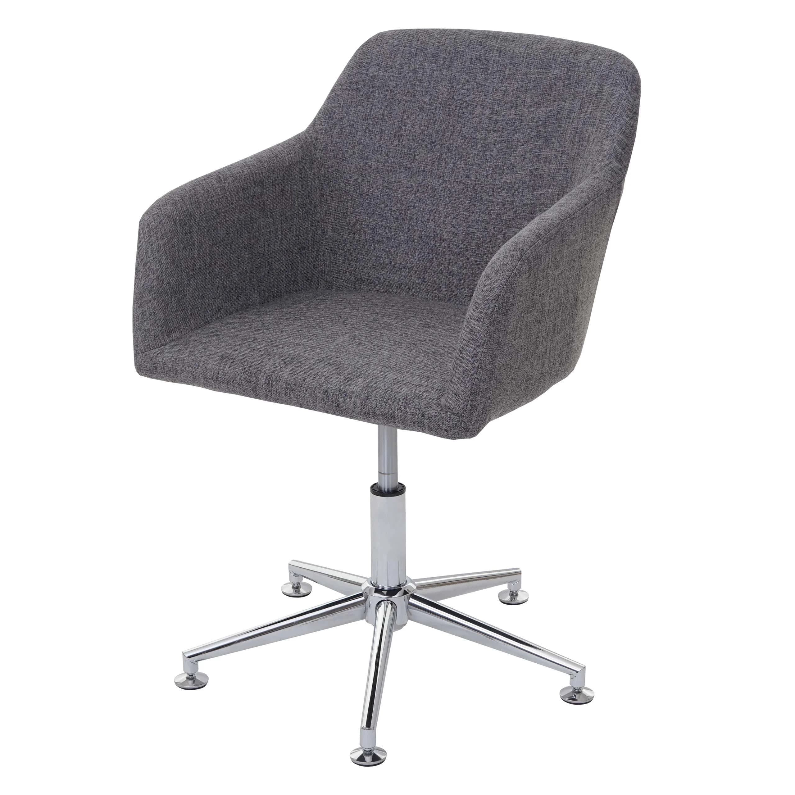 Esszimmerstuhl MCW-A74 Grau höhenverstellbar Textil Loungesessel - Bild 2