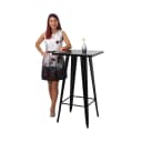 MCW Stehtisch MCW-A73 Schwarz Metall Industriedesign Bild 1