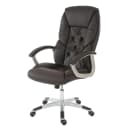 Profi-Bürostuhl H42 XXL Chefsessel 150kg Kunstleder Braun Bild 1