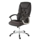 Profi-Bürostuhl H42 XXL Chefsessel 150kg Kunstleder Braun Bild 2
