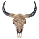 MCW Deko Schädel Longhorn 65cm Polyresin Tribal In-/Outdoor Bild 2