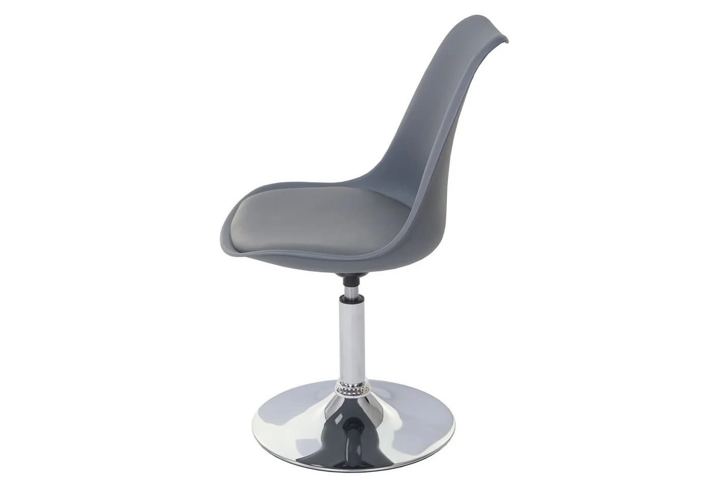 MCW 2er-Set Esszimmerstuhl Vaasa T501 Dunkelgrau Kunstleder Höhenverstellbar - Bild 5