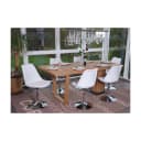 MCW 6er-Set Drehstuhl Vaasa T501 Weiß Kunstleder höhenverstellbar Bild 1