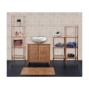 MCW Badezimmerset MCW-B18 Komplett Badmöbel Badset Badschrank Bambus Bild 1