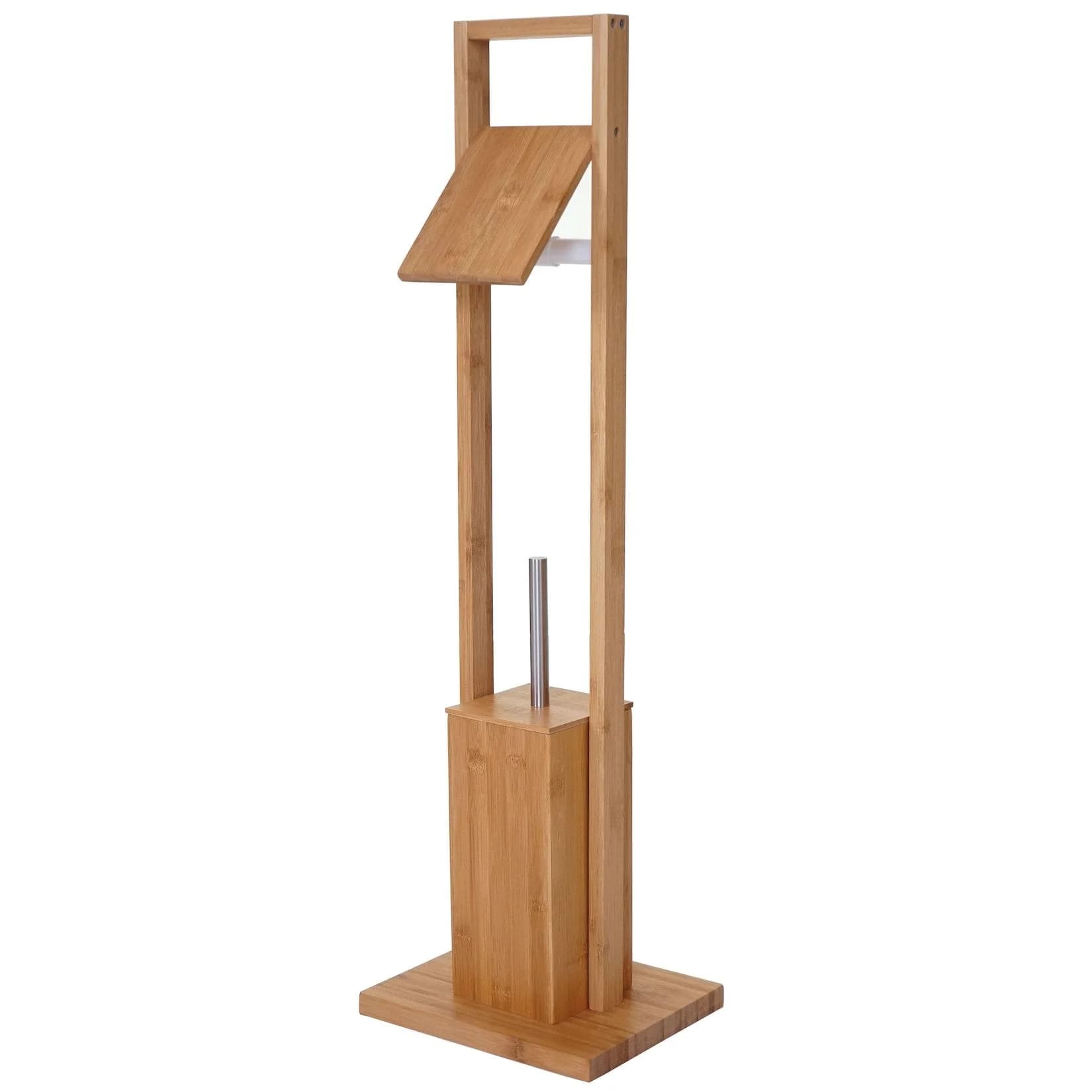MCW WC-Papierhalter Bambus Toilettenrollenhalter