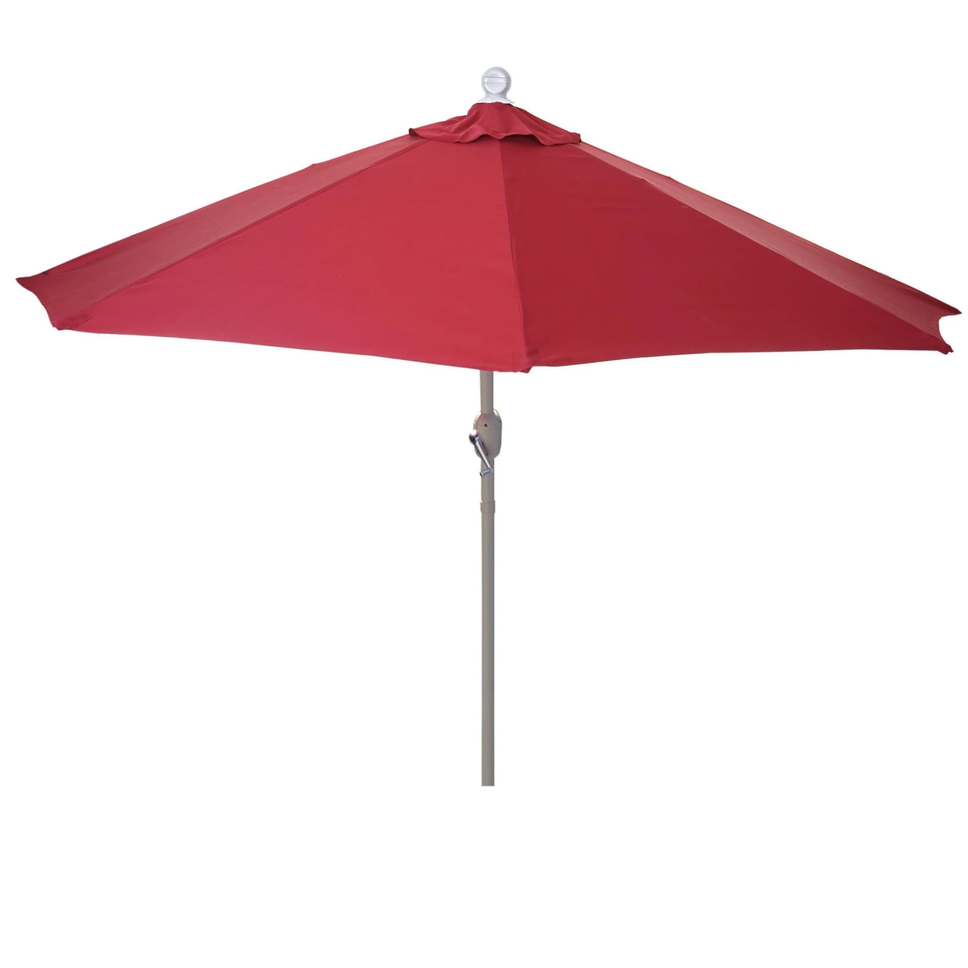 MCW Sonnenschirm halbrund Lorca Bordeaux UV 50+ Polyester/Alu - Bild 2
