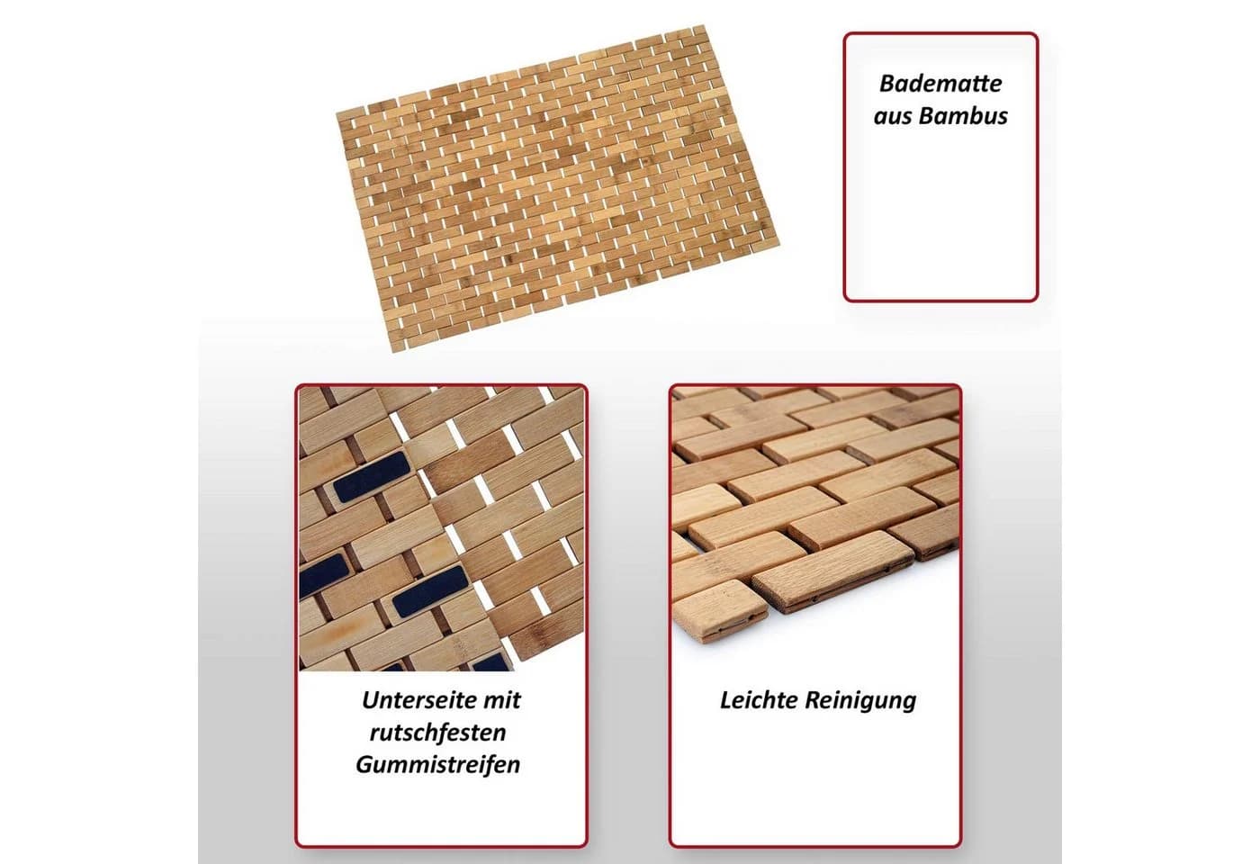 MCW Badmöbel-Set Bambus 5-teilig mit Magnetverschluss - Bild 4