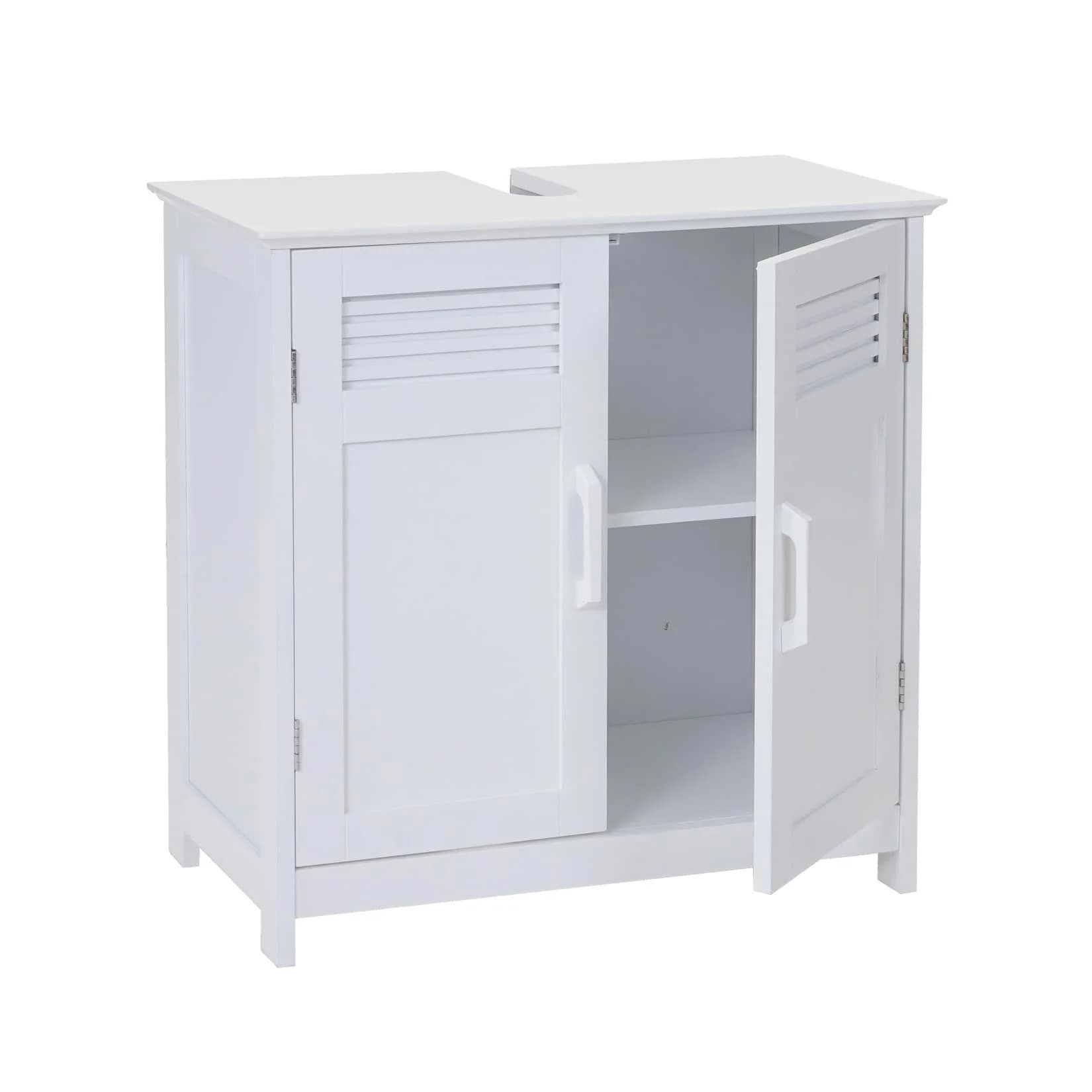 MCW Waschbeckenunterschrank Weiß 60x60x30cm