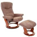 MCA Relaxsessel Halifax Fernsehsessel Stoff/Textil 130kg belastbar Antikbraun Honigfarben Bild 2