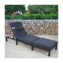 MCW Poly-Rattan Sonnenliege MCW-A51 Premium Anthrazit Grau Bild 1