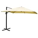 Ampelschirm MCW-A96 Gastronomie Sonnenschirm 3x3m Creme Bild 2