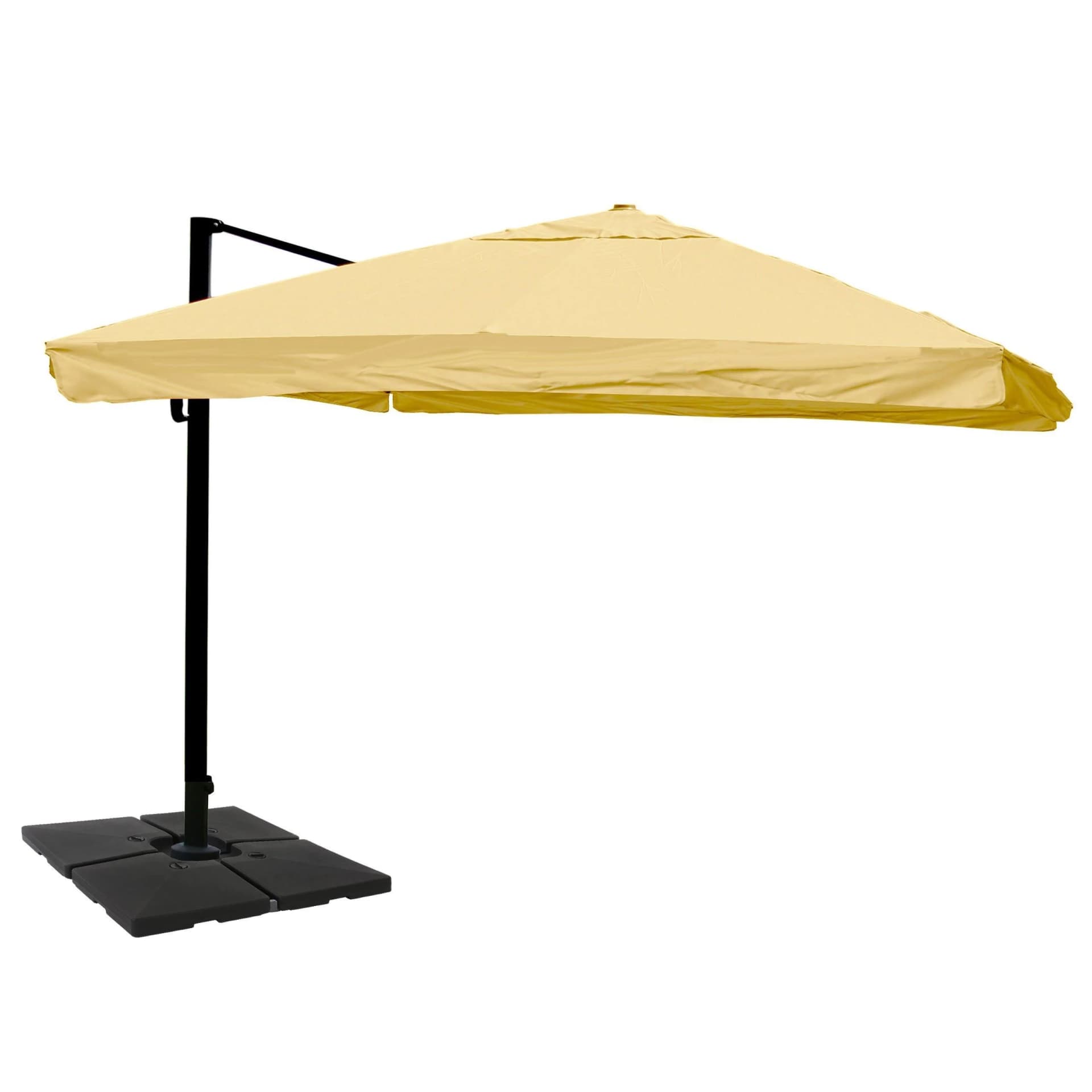 Gastronomie-Ampelschirm MCW-A96 3,5x3,5m Creme - Bild 2