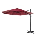 MCW Gastronomie-Ampelschirm MCW-A96 Sonnenschirm 4m Polyester/Alu 27kg Bordeaux Bild 2