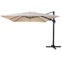 MCW Gastronomie-Ampelschirm 3x4m Schwenkbar Creme Polyester/Alu Bild 2