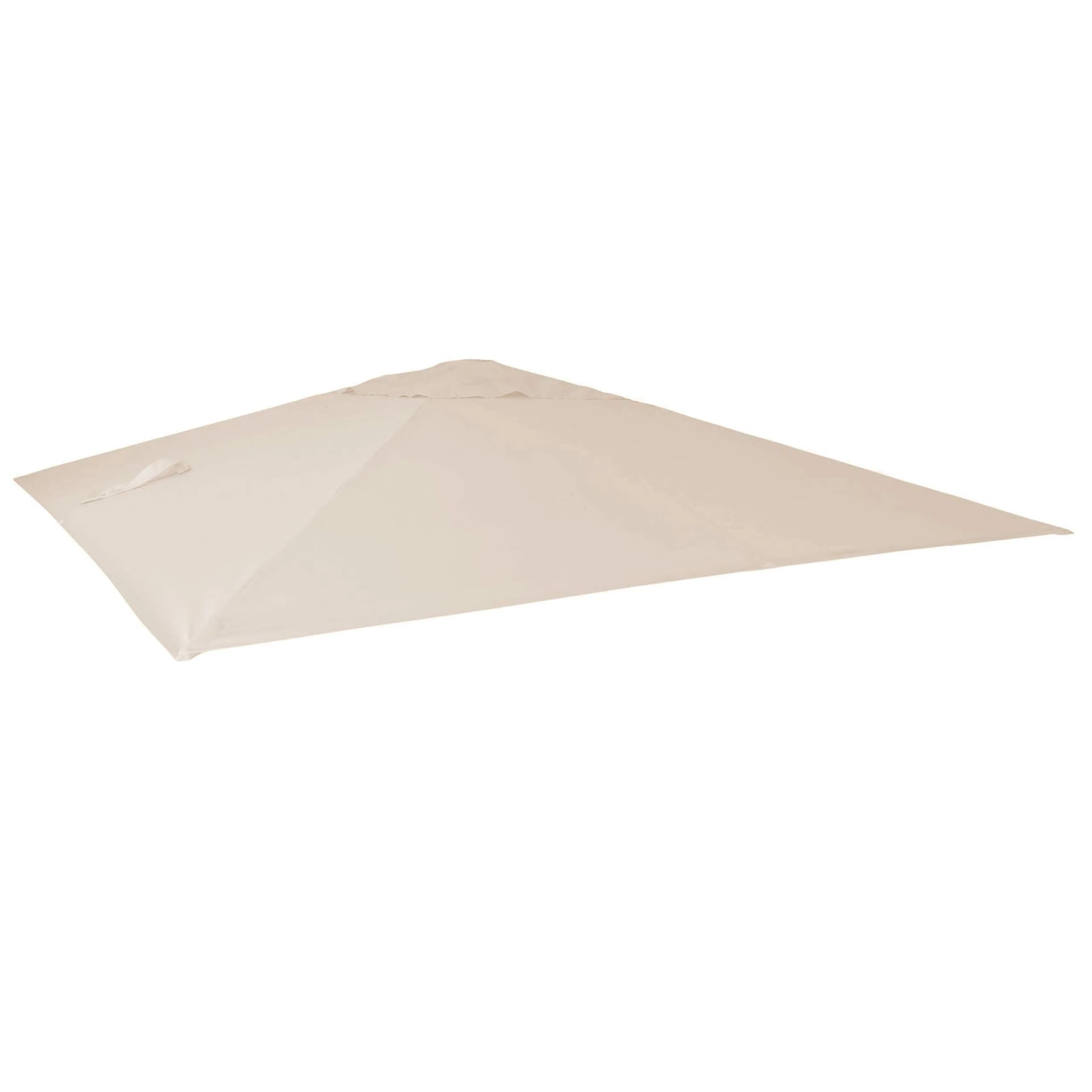 Ersatz-Bezug für Luxus-Ampelschirm MCW-A96, Sonnenschirmbezug 3x3m Creme - Bild 2
