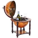 Globusbar MCW-D85 Tischbar Minibar Weinregal Eukalyptusholz MVG-zertifiziert Bild 1
