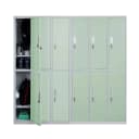 MCW Schließfach Preston T829 Metall 12 Fächer Grün Bild 1