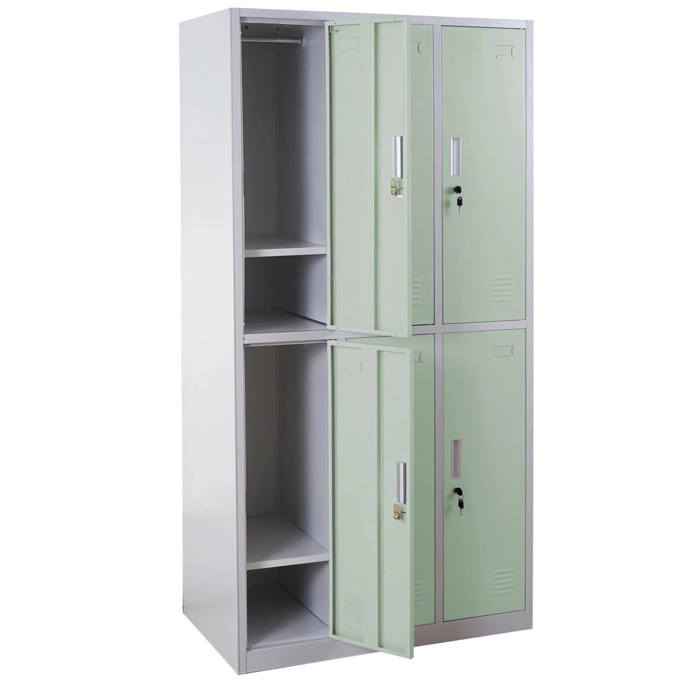 MCW Schließfach Preston T829, 6 Fächer, Metall, Grün - Bild 2