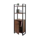 MCW Bücherregal Standregal Wildeiche-Optik mit Staufach Bild 1
