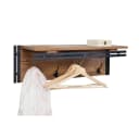 MCW Wandgarderobe 4 Haken Wildeiche-Optik 3D-Struktur Bild 1