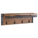 MCW Wandgarderobe 4 Haken Wildeiche-Optik 3D-Struktur Bild 2