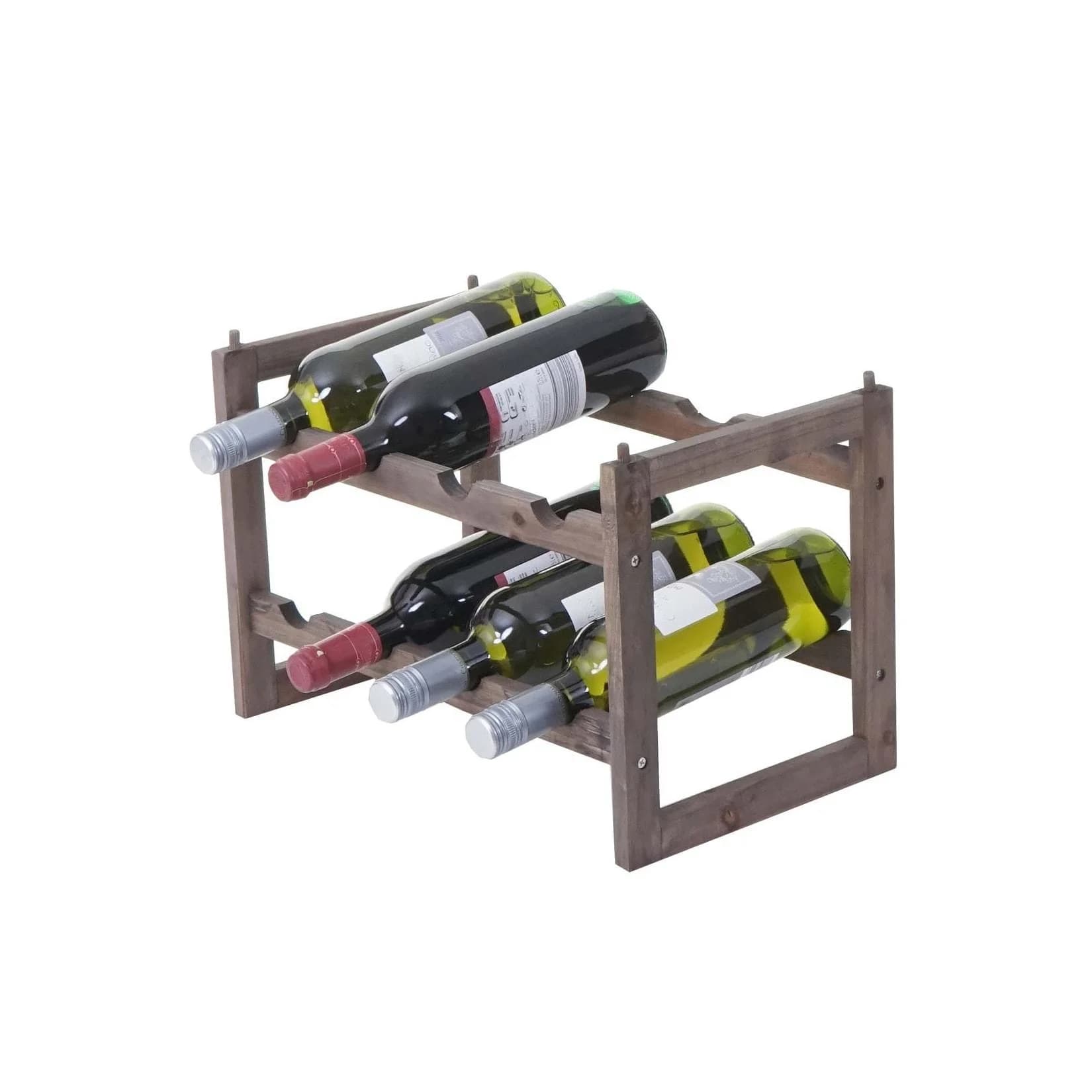 Weinregal MCW-B58 Tanne 2 Böden Weinständer