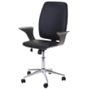 MCW Bürostuhl MCW-C54 Chefsessel Grau Schwarz Bugholz Kunstleder Bild 2
