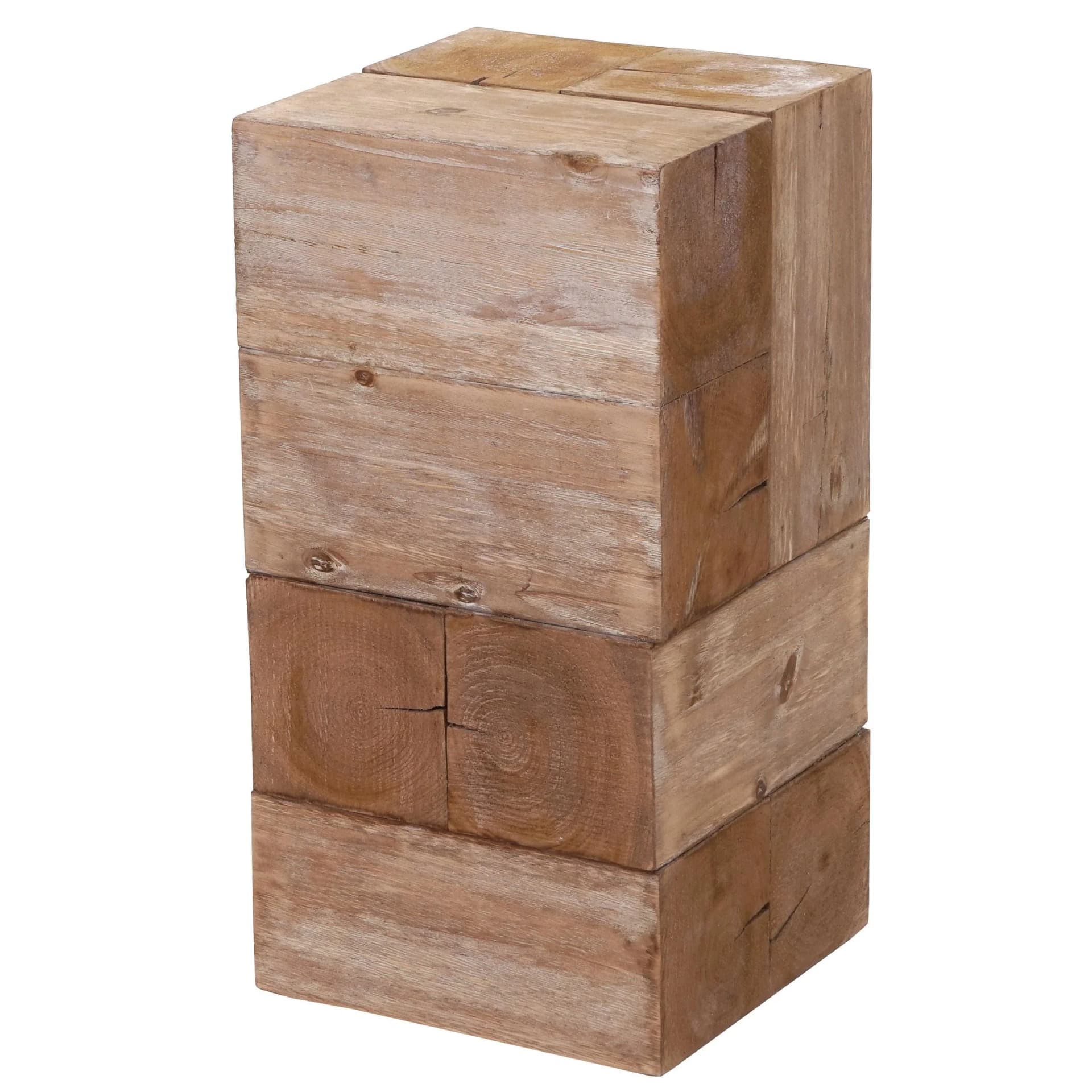 MCW Blumentisch MCW-A15 Tanne Holz rustikal massiv Blumensäule - Bild 2