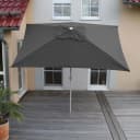 Sonnenschirm Castellammare 2x3m rechteckig neigbar anthrazit Bild 1