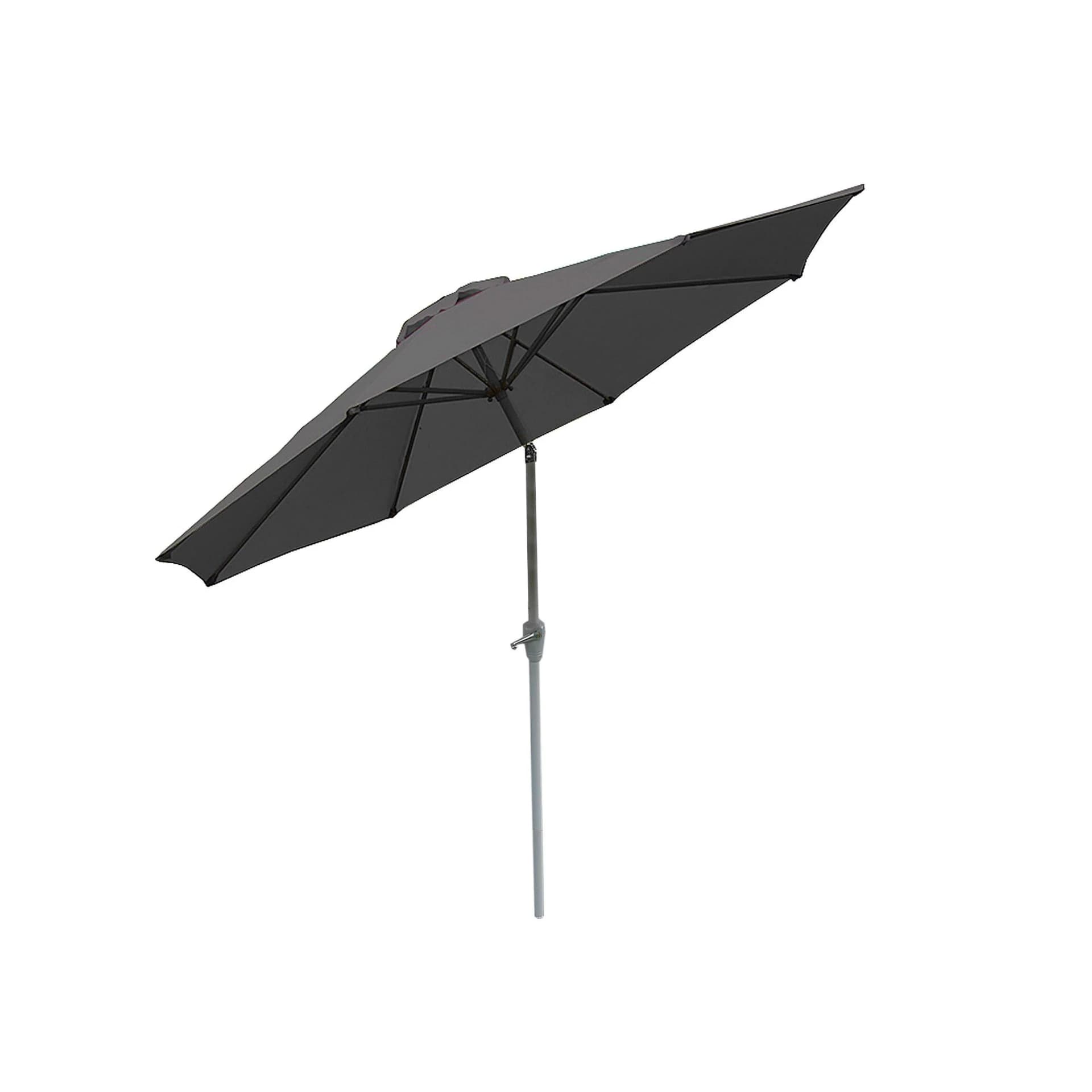 Sonnenschirm Asti Gartenschirm 2,7m neigbar Polyester/Alu 5kg Anthrazit - Bild 2