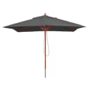 Gastronomie Holz-Sonnenschirm MCW-C57, 3x3m, Anthrazit Bild 2