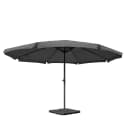Sonnenschirm Carpi Pro, Gastronomie Marktschirm mit Volant Ø 5m Bild 2