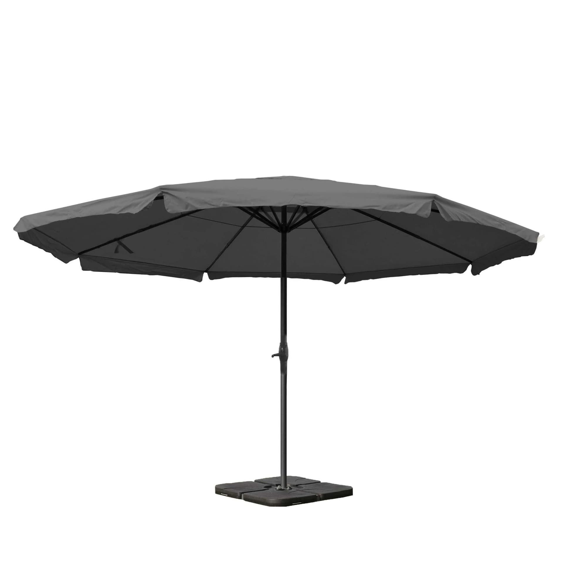 Sonnenschirm Carpi Pro, Gastronomie Marktschirm mit Volant Ø 5m - Bild 2