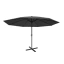 Sonnenschirm Carpi Pro Gastronomie Marktschirm 5m Polyester/Alu Anthrazit Bild 2