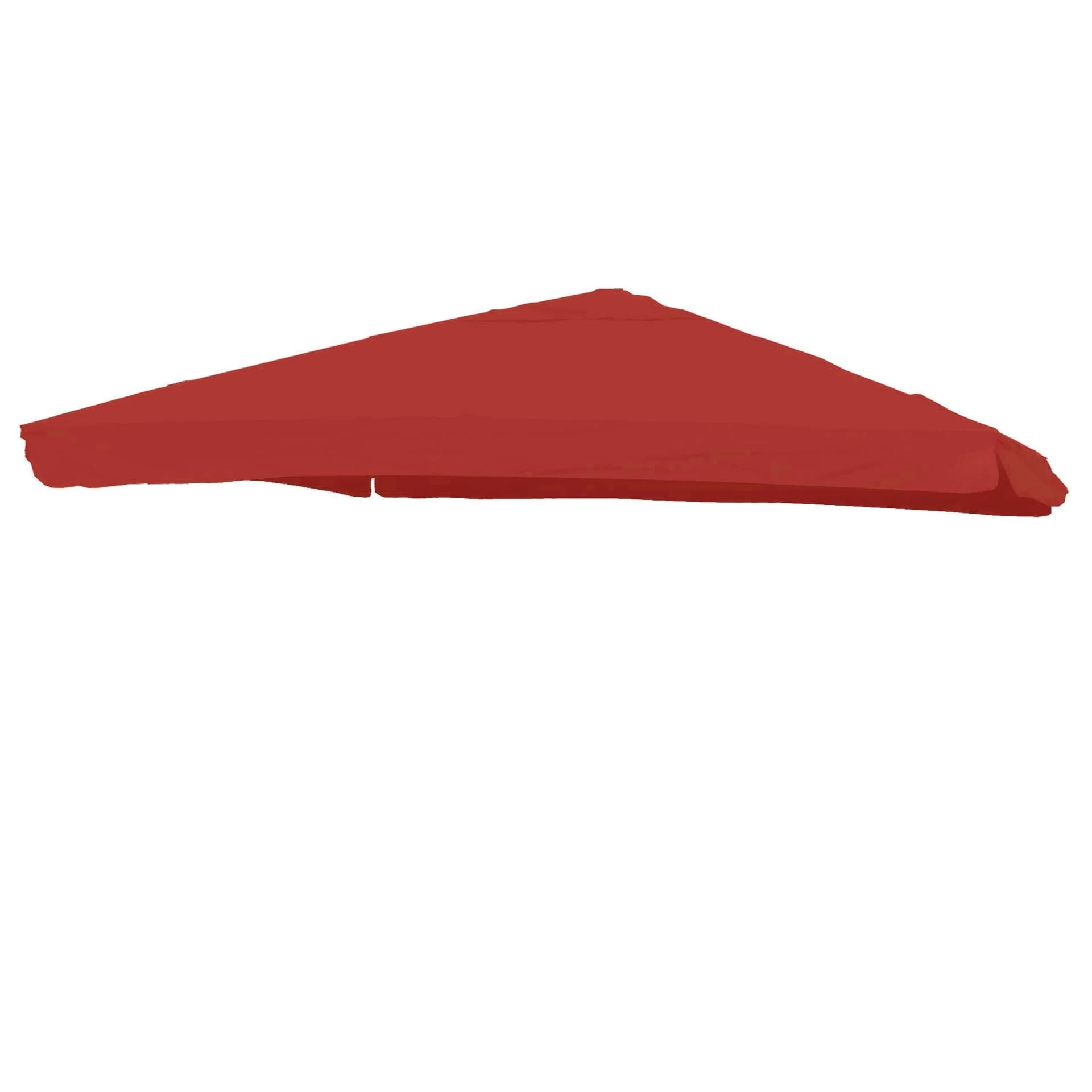 Ersatz-Bezug für Luxus-Ampelschirm MCW-A96 mit Flap, Sonnenschirmbezug Ersatzbezug, 3x4m (Ø5m) Polyester 4kg Rot - Bild 2