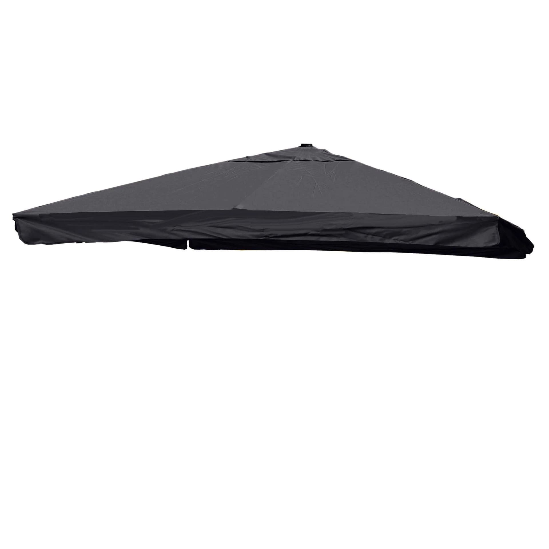 Ersatz-Bezug für Luxus-Ampelschirm MCW-A96 Anthrazit Polyester 3,5x3,5m - Bild 2