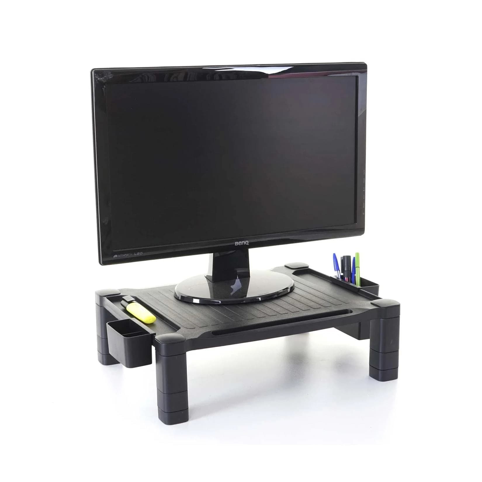 Monitorerhöhung MCW-E61, Monitorständer Schreibtischaufsatz Kunststoff