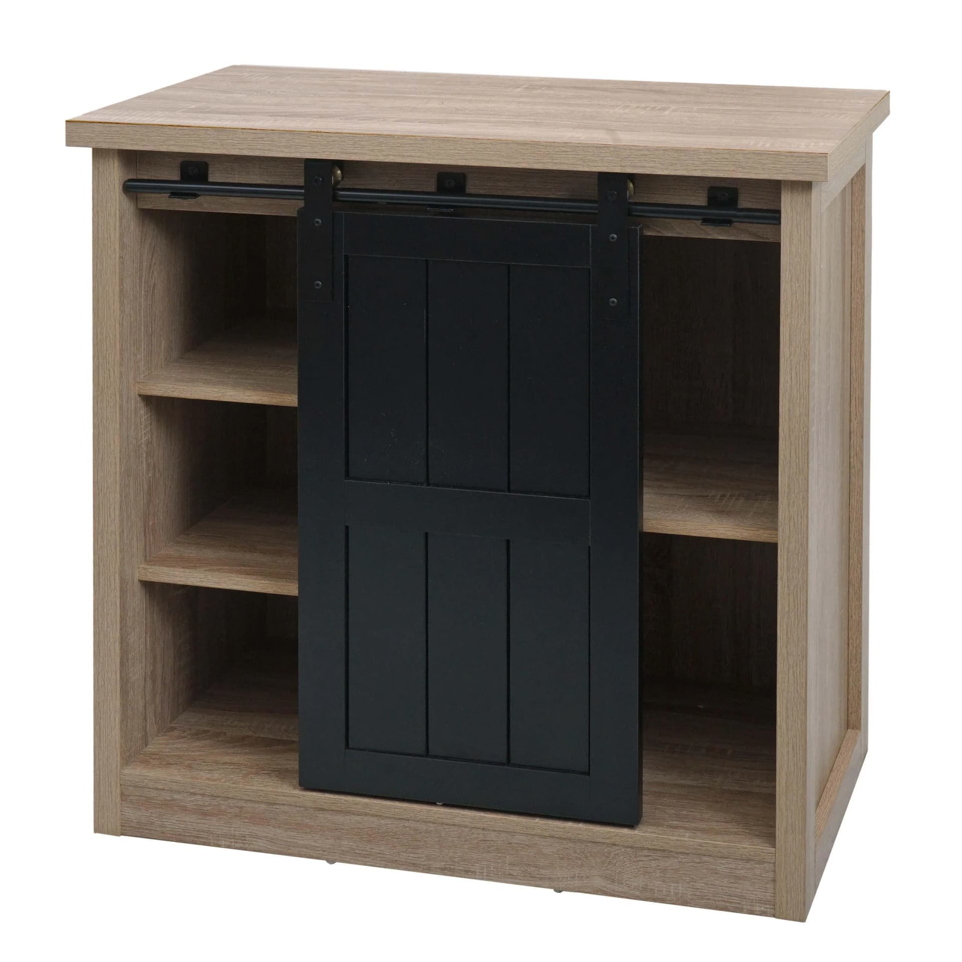 Kommode MCW-K75 mit Schiebetüre und 5 Staufächern - Bild 2