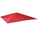 Ersatz-Bezug für Luxus-Ampelschirm MCW-A96, Sonnenschirmbezug, 3,5x3,5m (Ø4,95m) Polyester 4kg Rot Bild 2